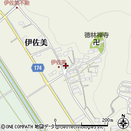 岐阜県山県市伊佐美991周辺の地図