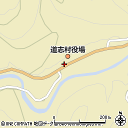 道志村役場　産業振興課周辺の地図