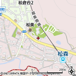 岐阜県美濃市松森2171周辺の地図