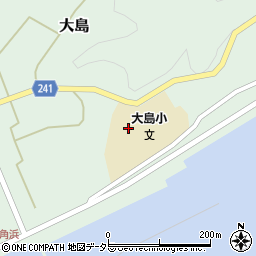 大島小学校周辺の地図