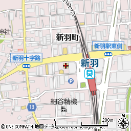 ココス港北新羽駅前店周辺の地図
