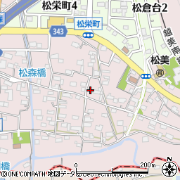 岐阜県美濃市松森1008周辺の地図