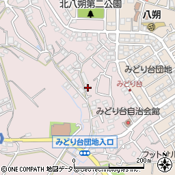 神奈川県横浜市緑区西八朔町40-16周辺の地図