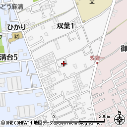神奈川県相模原市南区双葉周辺の地図