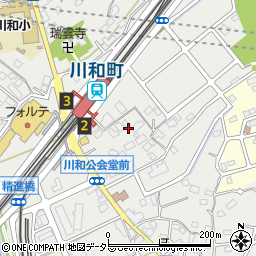 神奈川県横浜市都筑区川和町周辺の地図