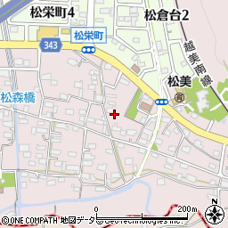 岐阜県美濃市松森1011周辺の地図