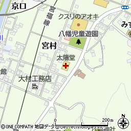 ドラッグユタカ　宮津店周辺の地図