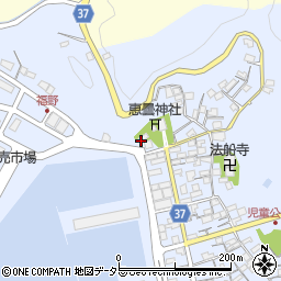 島根県松江市鹿島町恵曇周辺の地図