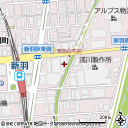 木下新横浜事業所周辺の地図