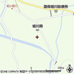 岐阜県中津川市蛭川（殿塚）周辺の地図
