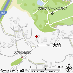 千葉県大網白里市大竹423周辺の地図