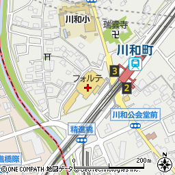 ベルクフォルテ横浜川和町店周辺の地図