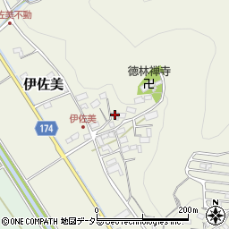 岐阜県山県市伊佐美987周辺の地図