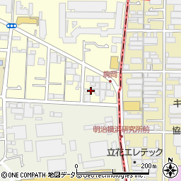 明治牛乳大倉山宅配センター周辺の地図