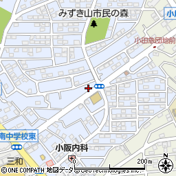 東京都町田市金森東4丁目周辺の地図