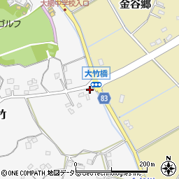 千葉県大網白里市大竹265周辺の地図