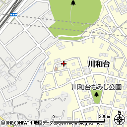 川和台信田テラスＡ棟周辺の地図