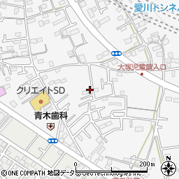 神奈川県愛甲郡愛川町中津1799周辺の地図
