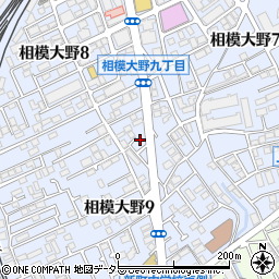 神奈川県相模原市南区相模大野9丁目6-14周辺の地図