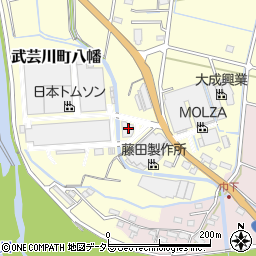 岐阜県関市武芸川町八幡1114周辺の地図