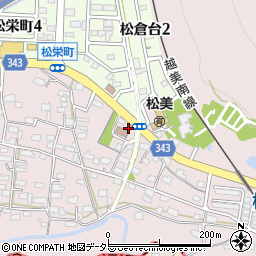 岐阜県美濃市松森2153周辺の地図