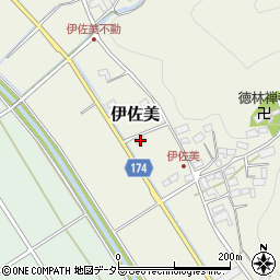 岐阜県山県市伊佐美1023周辺の地図
