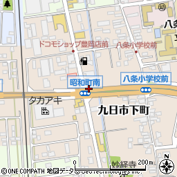 兵庫県豊岡市九日市下町周辺の地図