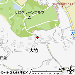千葉県大網白里市大竹340-2周辺の地図