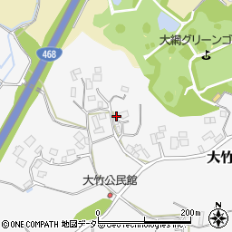 千葉県大網白里市大竹609-1周辺の地図