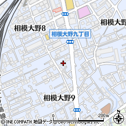 神奈川県相模原市南区相模大野9丁目6周辺の地図
