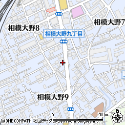 神奈川県相模原市南区相模大野9丁目6-11周辺の地図