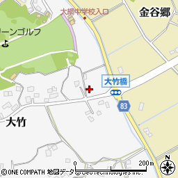 千葉県大網白里市大竹260周辺の地図