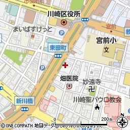 株式会社リビングライフ川崎支店周辺の地図