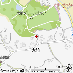 千葉県大網白里市大竹341周辺の地図