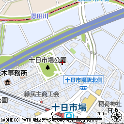 神奈川県横浜市緑区十日市場町879周辺の地図