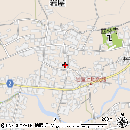 京都府与謝郡与謝野町岩屋452周辺の地図