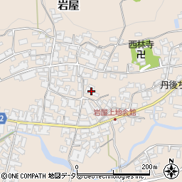 京都府与謝郡与謝野町岩屋451周辺の地図