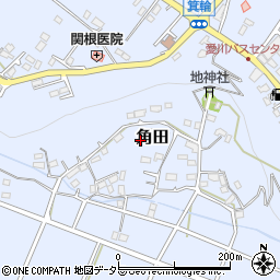神奈川県愛甲郡愛川町角田周辺の地図