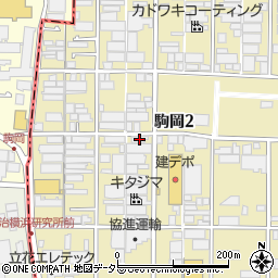 三栄工機　本社第一工場周辺の地図