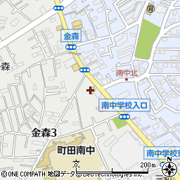 鶴見石油株式会社　町田金森給油所周辺の地図