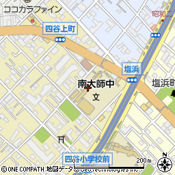 川崎市立南大師中学校周辺の地図