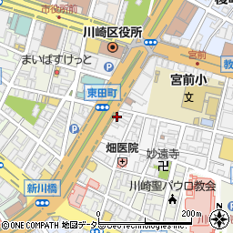 ミニストップ川崎宮前町店周辺の地図