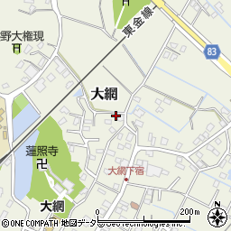 千葉県大網白里市大網581周辺の地図