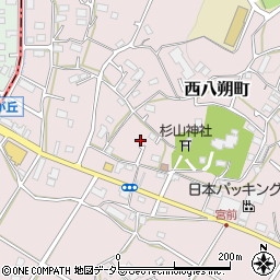 神奈川県横浜市緑区西八朔町216-11周辺の地図