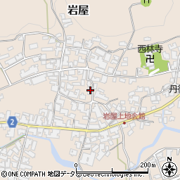 京都府与謝郡与謝野町岩屋455周辺の地図