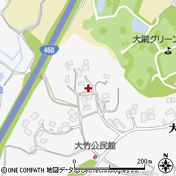 千葉県大網白里市大竹615-3周辺の地図