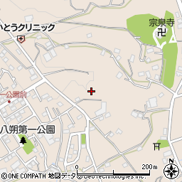 神奈川県横浜市緑区北八朔町周辺の地図