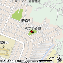 あづま公園周辺の地図