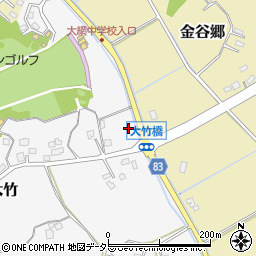 千葉県大網白里市大竹266周辺の地図