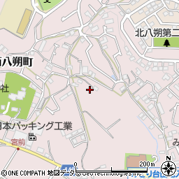 神奈川県横浜市緑区西八朔町117周辺の地図